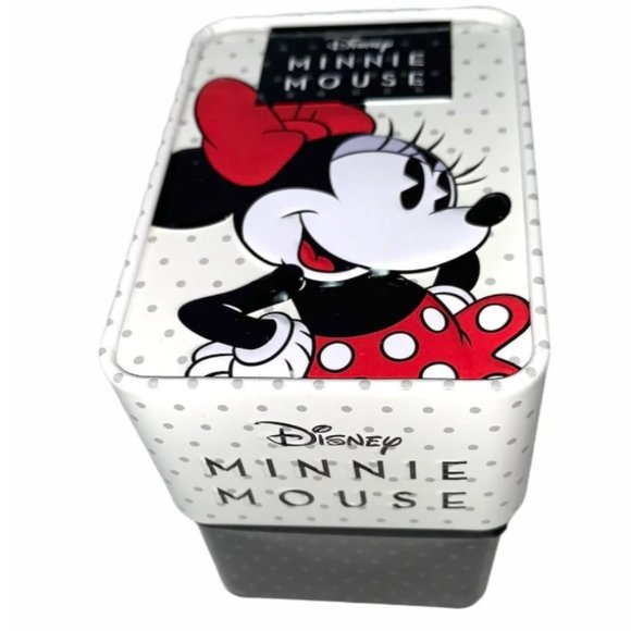 A21-NIB Minnie Mouse Silver with Pink Leather Band 3 Hand Watch - Picture 7 of 8